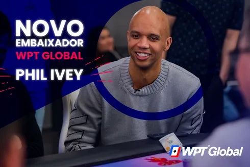 O norte americano Phil Ivey foi anunciado como o novo embaixador da WPT Global
