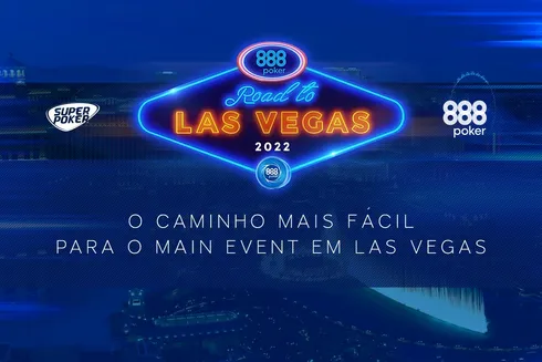 Road to Las Vegas é promoção imperdível do 888poker com o SuperPoker
