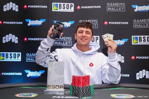 Caio Kopke é campeão do 6-handed do BSOP Rio
