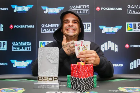 Alexandre Duarte, campeão do Turbo Knockout do BSOP Rio
