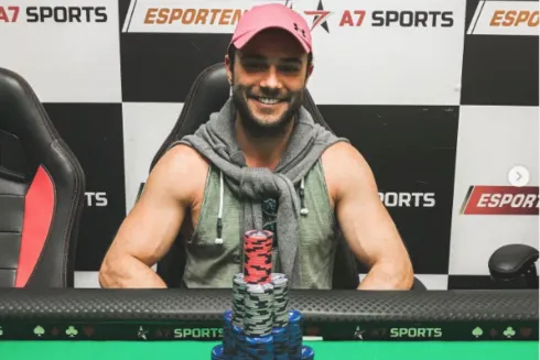 Amadeo Leandro garantiu sua vaga no BSOP Winter Millions. (Reprodução: Instagram)
