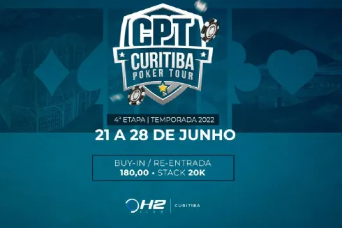 Vai começar a 4ª etapa do CPT, o Curitiba Poker Tour. Main Event terá premiação garantida de 150K.
