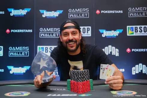 Gabriel o Pensador faturou o PokerStars Invitational no BSOP Rio
