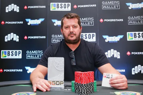 Jerson Seemund, campeão do PL Omaha 5 Cartas do BSOP Rio
