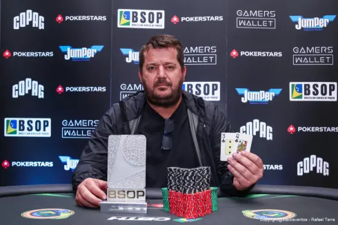 Jerson Seemund, campeão do NLH Turbo K.O. do BSOP Rio
