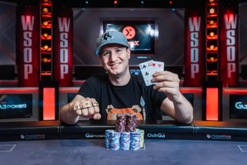 Justin Pechie faturou o bicampeonato na WSOP
