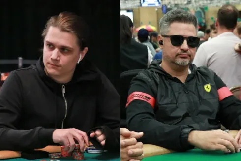 Niklas Astedt e Marcelo Asensio fizeram heads-up no torneio
