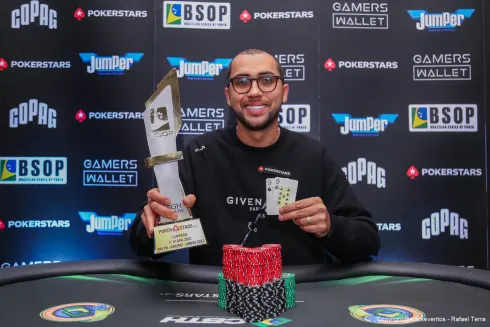 Rafael Moraes é campeão do High Roller do BSOP Rio e fatura primeiro título no circuito