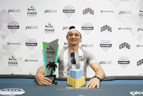 Pedro Rodrigues, campeão do 6-Max do NPS Pixbet Recife
