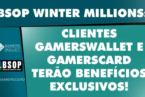 Clientes GamersWallet têm vantagens no BSOP Winter Millions
