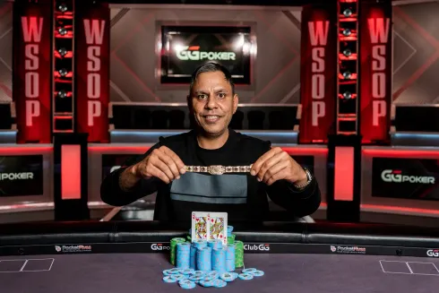 Jaspal Brar, campeão do Evento #88 da WSOP
