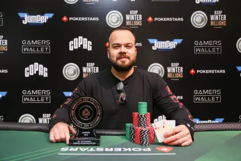 Thiago Martins, campeão do 6-Handed do BSOP Winter Millions
