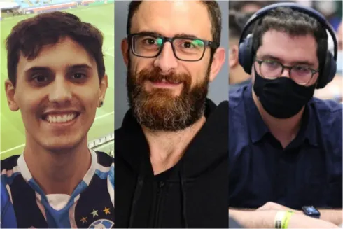 Jonathan Rosa, Daniel Costa e Brunno Botteon forraram alto
