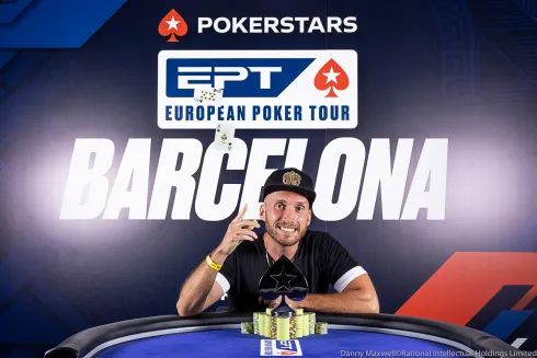 Francisco Benítez, campeão do Mystery Bounty do EPT Barcelona
