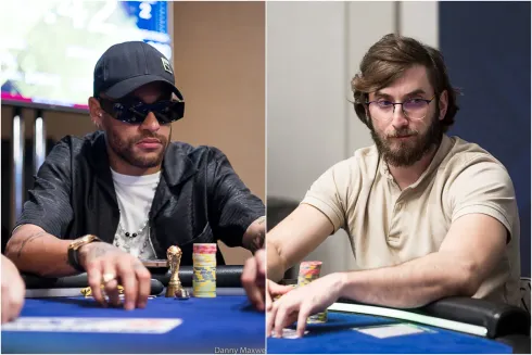 Neymar e Pedro Garagnani garantiram bons stacks no Super High Roller do EPT Barcelona
