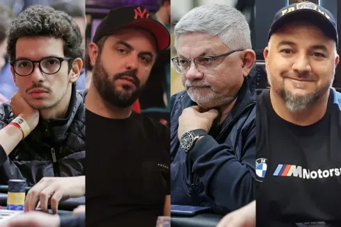 Murilo Fidelis, Rafa Mota, Piragibe e Eduardo conquistaram os prêmios no PokerStars
