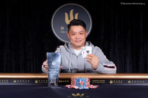 Ivan Leow campeão do Short Deck Triton Super High Roller Series Jeju
