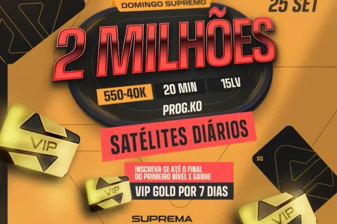 Domingo Supremo dará sequência à saga de premiações milionárias no app
