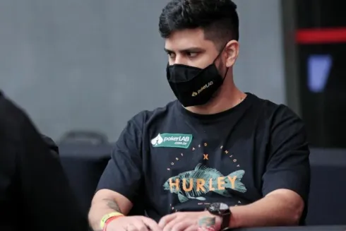 Alexandre Ragazzi só foi parado no heads-up do torneio
