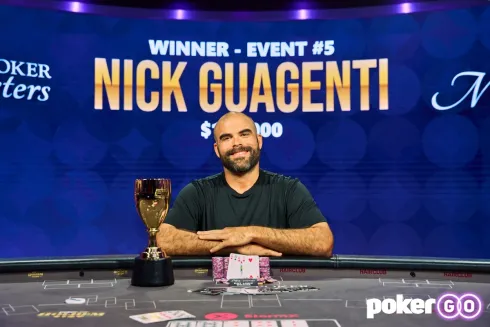 Nick Guagenti é mais um campeão do Poker Masters 2022
