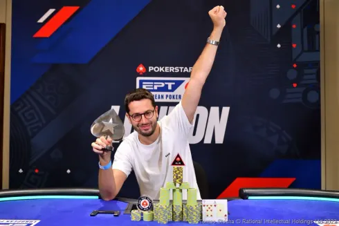 Juan Pardo, campeão do Mystery Bounty do EPT Londres
