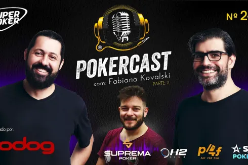 Fabiano Kovalski continua o papo com no Pokercast
