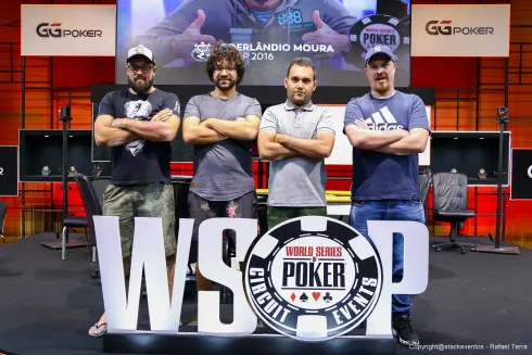 Cinco jogadores disputarão a decisão do SuperPoker Team Pro
