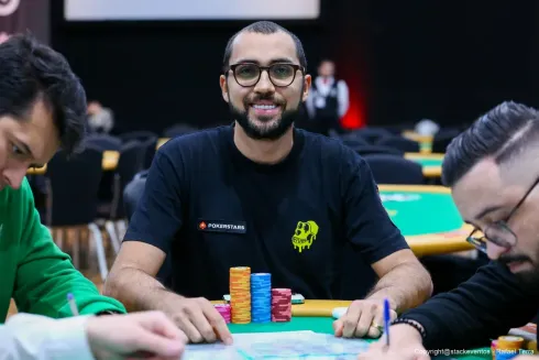 Rafael Moraes aparece no topo do chip count
