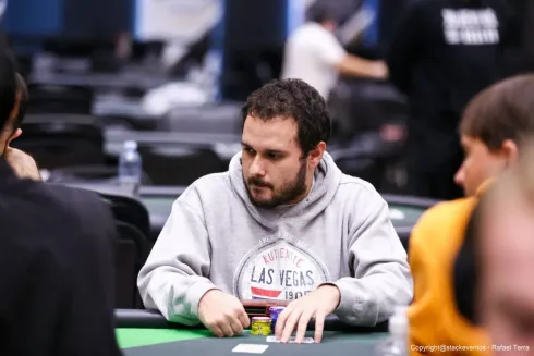 Gabriel Baleeiro fez bonito na estreia da WSOPE
