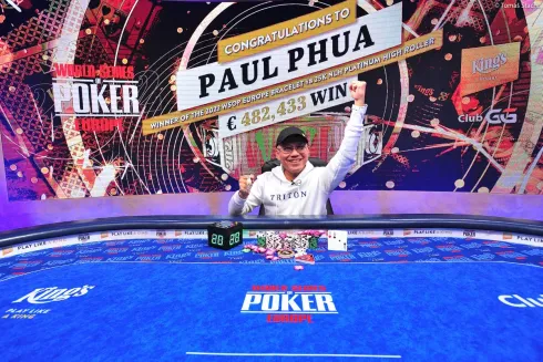 Paul Phua conseguiu seu primeiro bracelete
