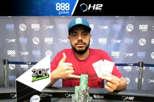 Leo Rizzo é campeão do High Roller do H2 Club São Paulo