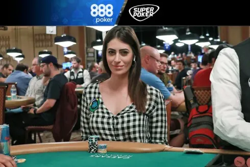 Vivi Saliba mandou bem no torneio entre streamers do 888poker
