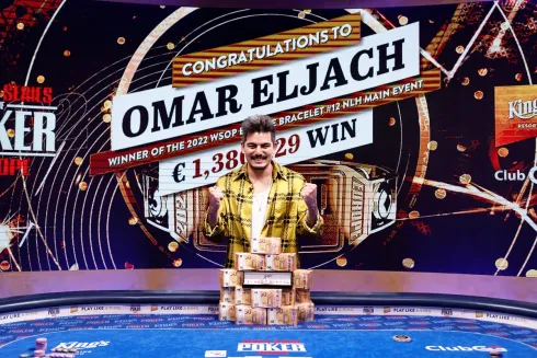 Omar Eljach, campeão do Main Event da WSOP Europa
