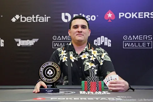 Marcos Lima bate João Bauer no heads-up e crava Pot-Limit Omaha do BSOP Millions