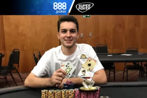 Luis Henrique Maciel conquistou uma cravada no 888poker
