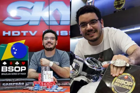 João Bauer foi o jogador mais regular dos torneios ao vivo da série nacional durante o BSOP
