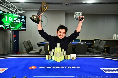 Rodrigo Seiji, campeão do Super High Roller do EPT Praga
