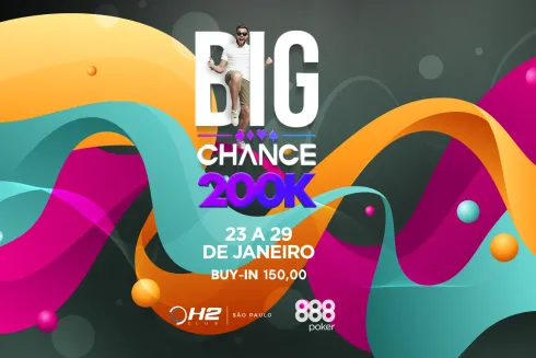 Big Chance Multiday começará na segunda-feira com vários turnos classificatórios
