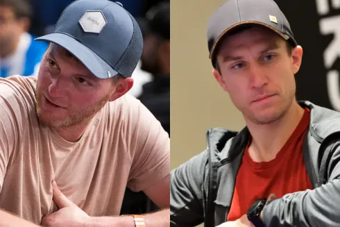 Nick Petrangelo e Daniel Dvoress se envolveram em potão no Super High Roller
