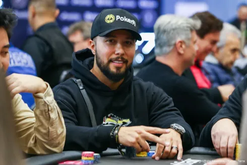 Rafael Reis tem o maior stack verde e amarelo no Dia 1B do PCA
