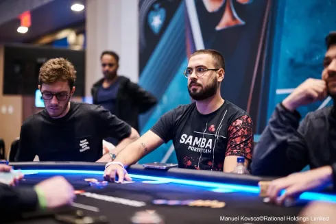 Lucas Rocha possui o 11º maior stack geral do torneio
