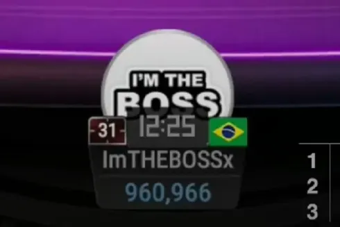 "ImTHEBOSSx" forrou na decisão do Super MILLION$
