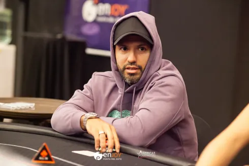 Sergio Aguero esteve no High Roller do Enjoy Poker Tour
