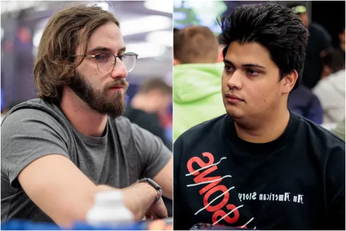 Pedro Garagnani e Belarmino Souza ensacaram suas fichas no Super High Roller
