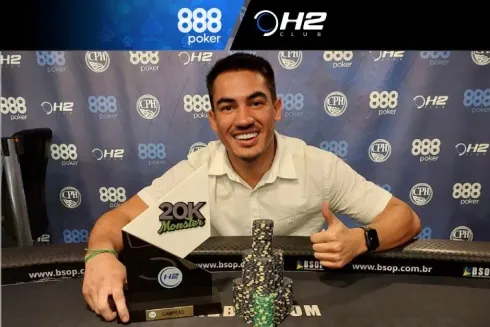 Kennedy da Silva, campeão do 20K Monster do H2 Club
