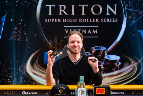 Mike Watson bateu Isaac Haxton no heads-up (Foto: Triton Poker)
