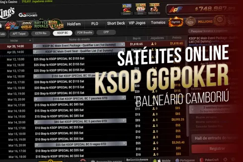 GGPoker entregará pacote para o KSOP Special de graça
