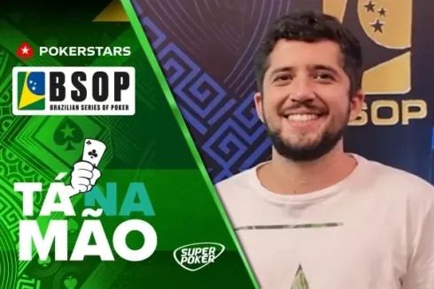 Tá na Mão com 6bet pré-flop de Bernardo Peters
