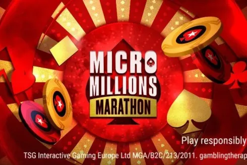 MicroMillions Marathon vai agitar o fim de semana no PokerStars
