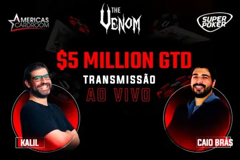 The Venom terá transmissão com cartas reveladas
